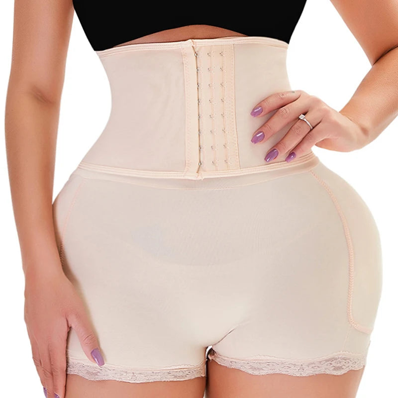 Butt & Hip Enhancer | High-Waist Padded Shorts