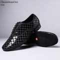 Men’s Dance Shoes | Black Checkerboard