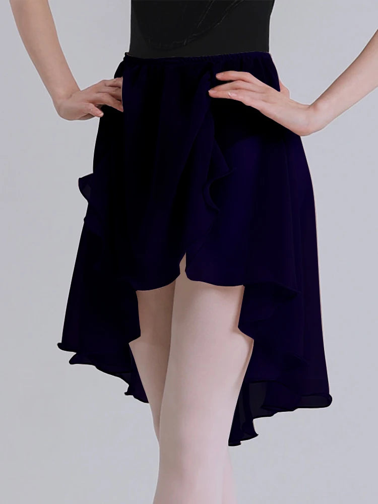 Chiffon Ballet Wrap Skirt | Lace-Up | One Size