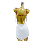 Rhinestone Tassel Latin Dance Dress – Women's Ballroom & Stage Costume