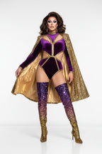 Thigh-High Sequin Boots | Gradient Glitter | Stiletto Heel