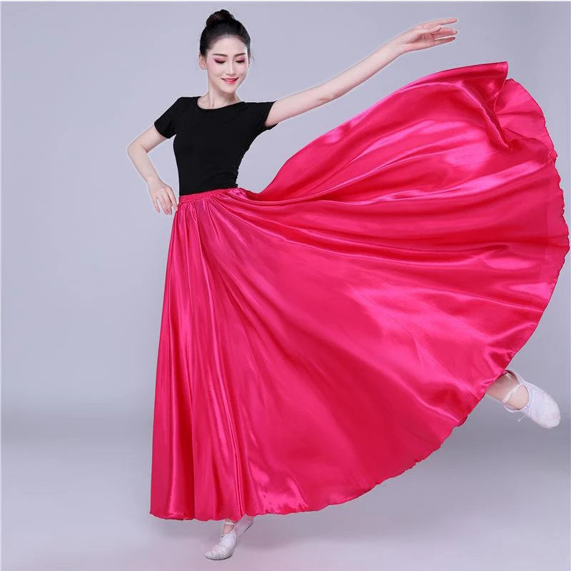 Satin Dance Skirt | Full Swing