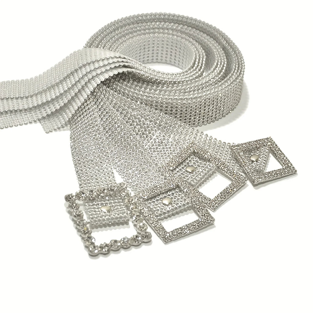 Full Rhinestone Wide Belt | Stage & Dressy