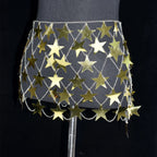 Starlight Star Sequin Waist Chain Skirt