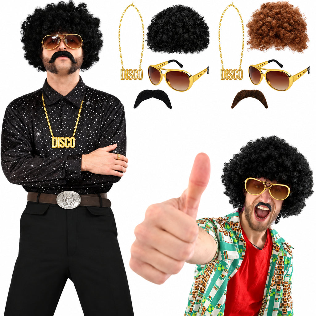 Retro Costume Accessory Set | 4 Pieces
