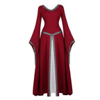 Renaissance Trumpet-Sleeve Gown | Ankle Length