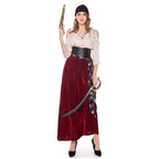 Caribbean Pirate Captain Costume | 5-Piece Set | M–XL