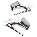 8-Inch Clear Platform Sandals