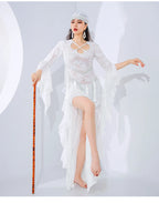 Saidi Baladi Dress | Floral Lace 4-Piece Set
