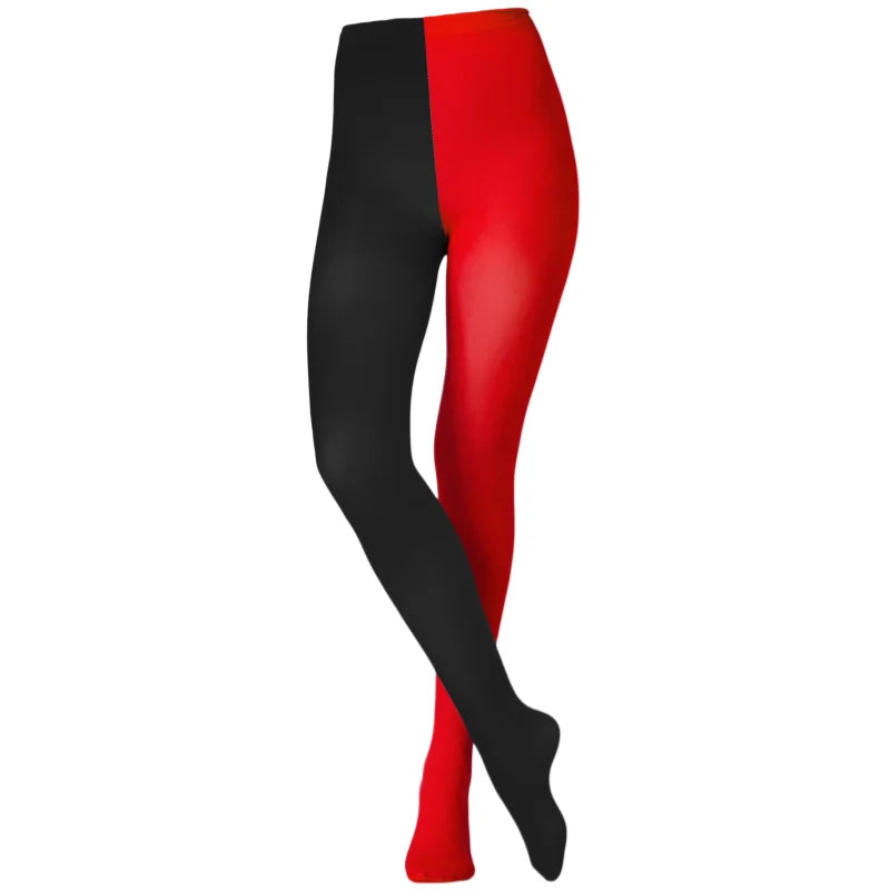 Two-Tone Colorblock Tights | Dopamine Colors | 27 Combos