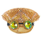 Rhinestone Military Hat | Steampunk Goggles | One Size