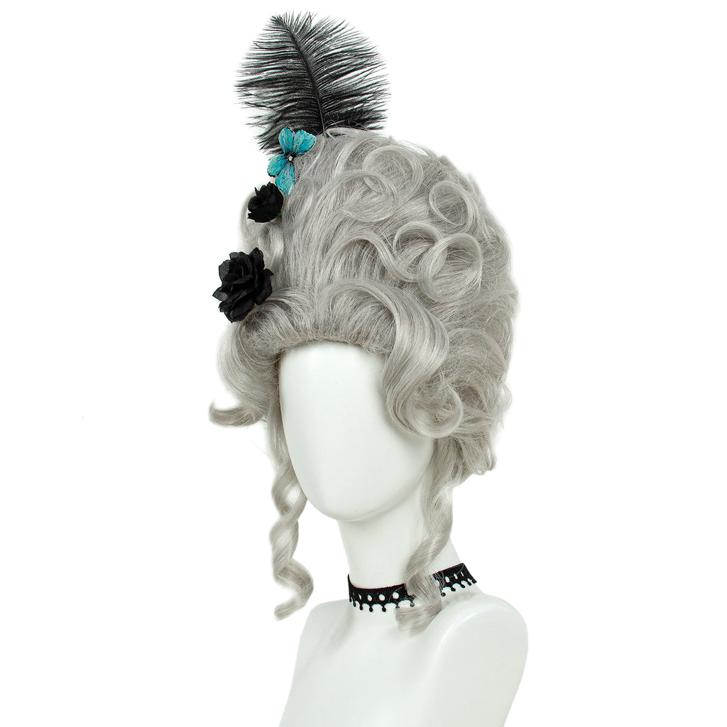 Victorian Rococo Beehive Wig | 18th Century Baroque | Curly Synthetic