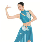 Starlight Floral Appliqué Lyrical Dance Set