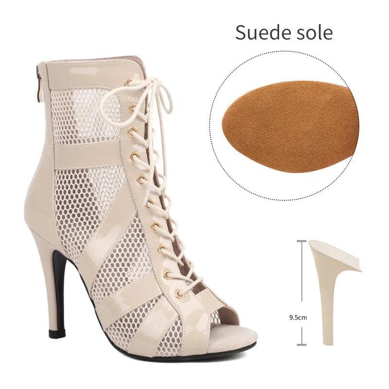 Dance Ankle Boots | Lace-Up | 7–11 cm