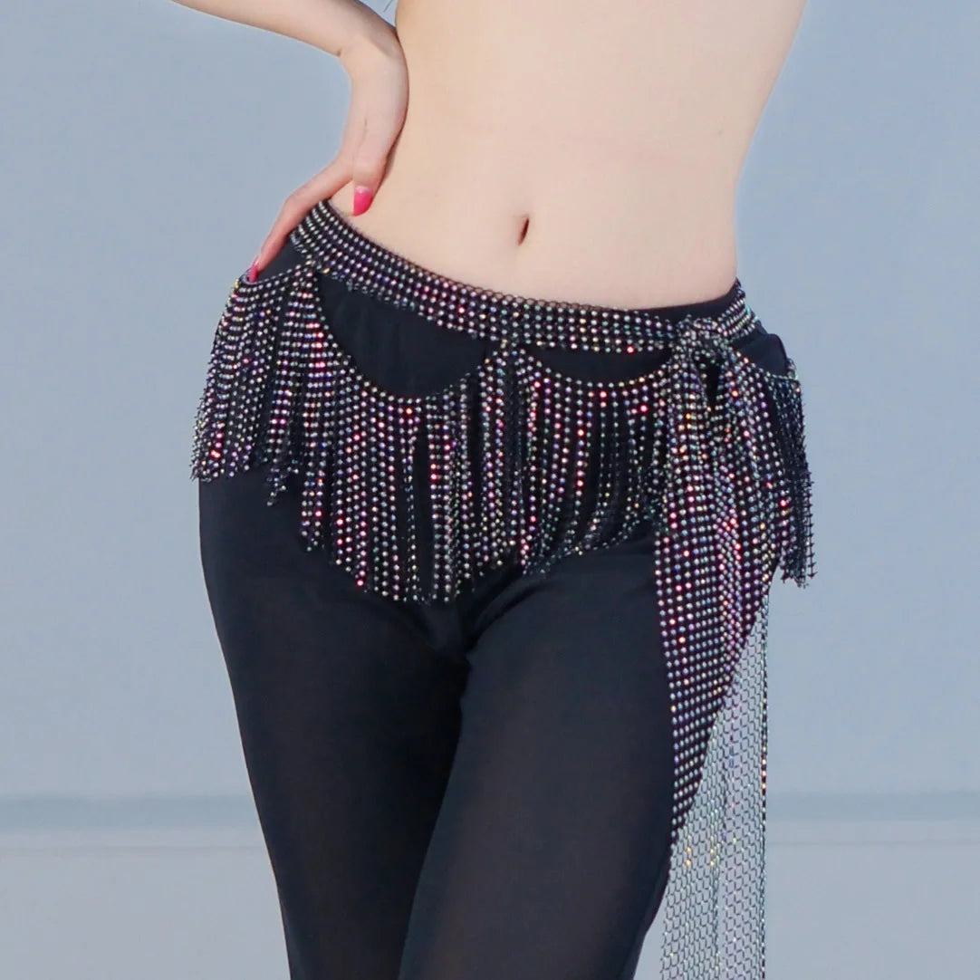 Beaded Fringe Hip Scarf | Belly Dance Belt