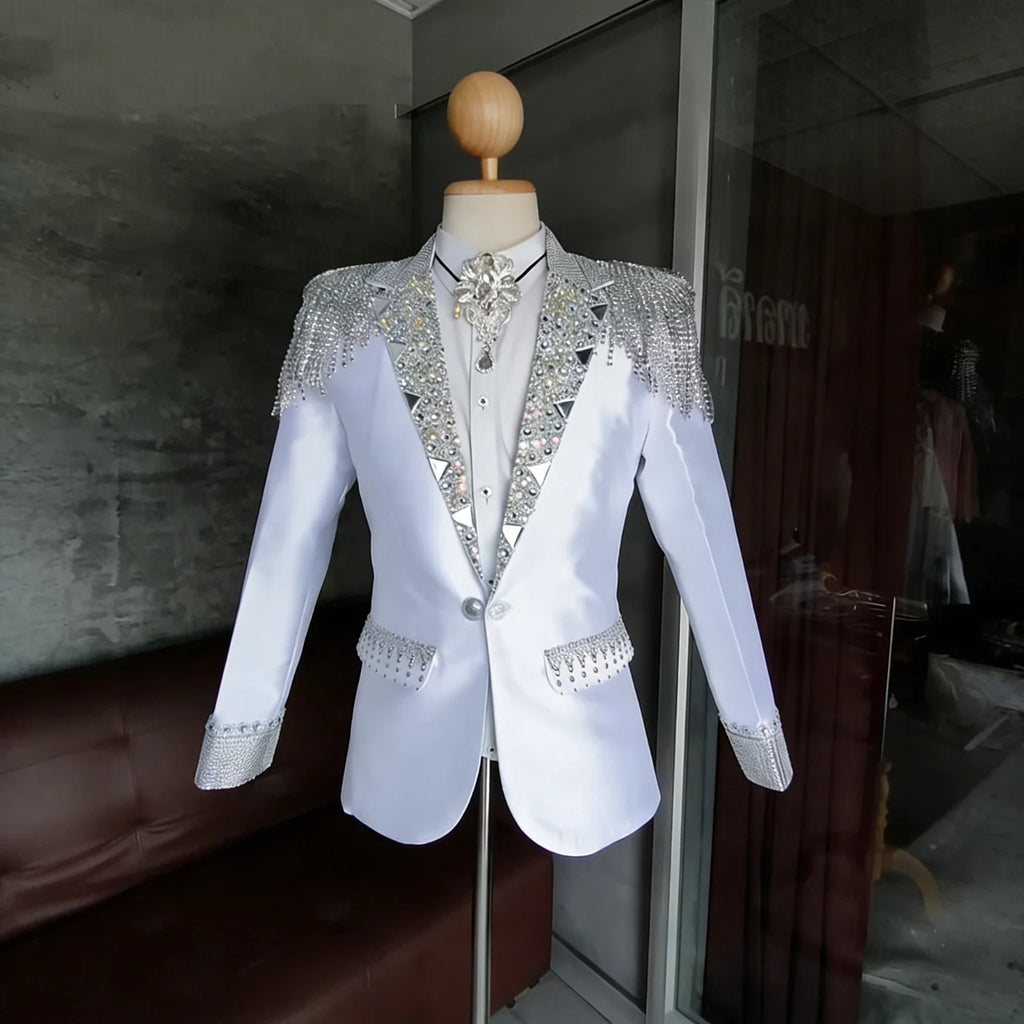 Men’s Stage Blazer | Crystal Trim