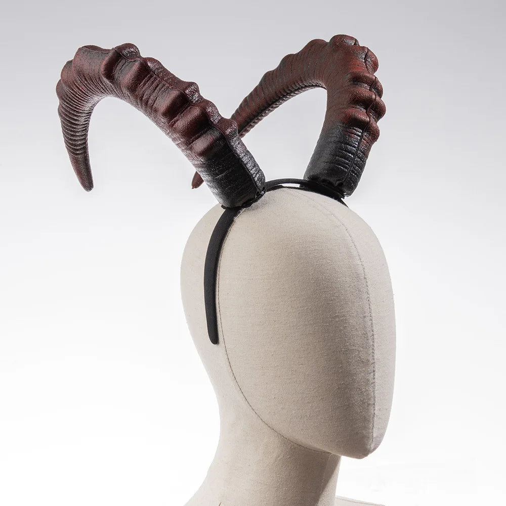 Demon Horn Headband | Faux Leather | Gothic & Halloween
