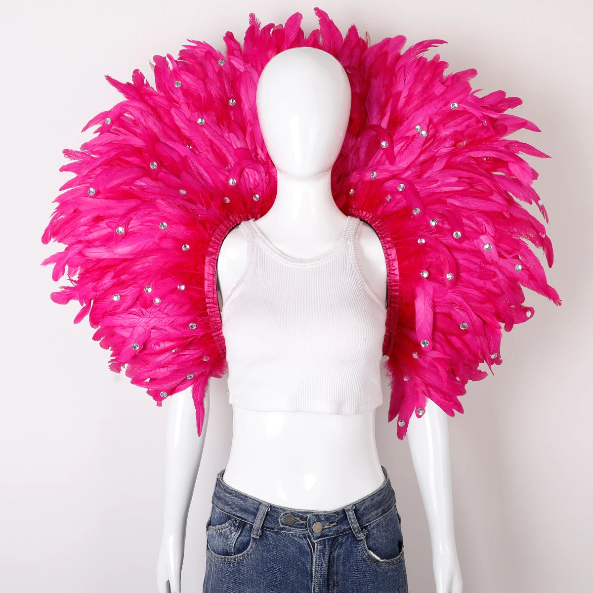 Oversized Feather Shoulder Wrap | Carnival & Stage | 29 Colours