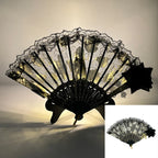 LED Lace Hand Fan | Light-Up Dance & Performance Fan
