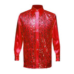 Men's Sequin Shirt | Embellished Stage Shine
