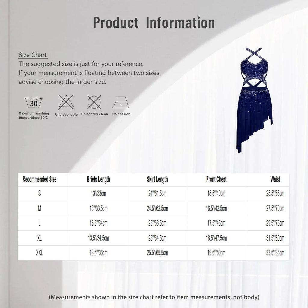 Aurora Rhinestone Ruched Dance Dress