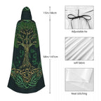 Celtic Tree of Life Hooded Cloak | Witch & Wicca Cape