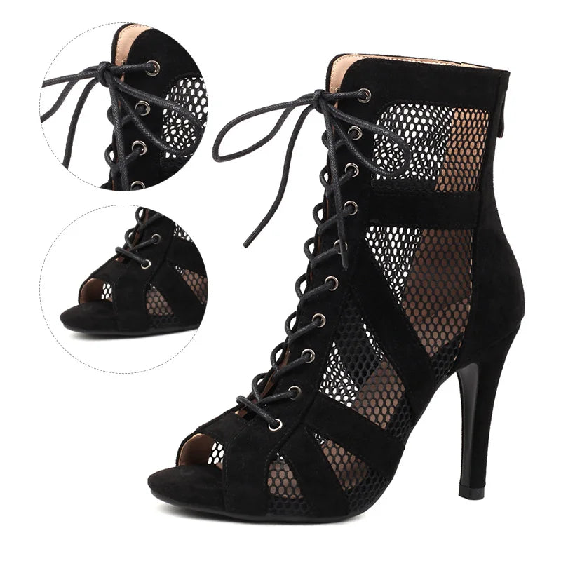 Dance Ankle Boots | Lace-Up | 7–11 cm