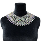 7-Layer Crystal Cascade Necklace - Statement Performance Jewelry