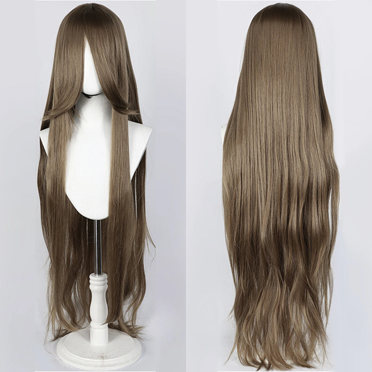 Long Straight Wig | Fringe | 100 cm