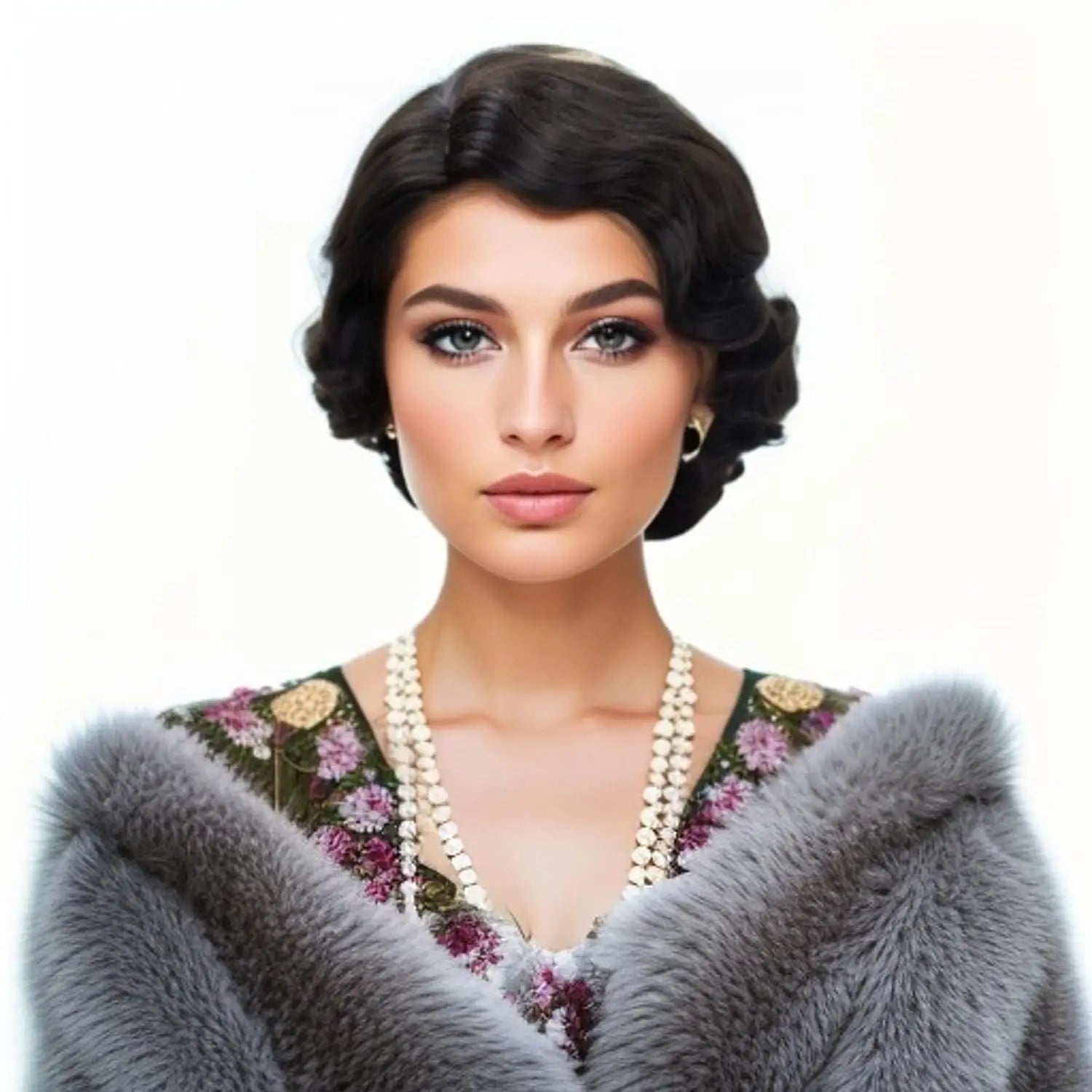 1920s Finger Wave Wig | Short Wavy | 5 Colors