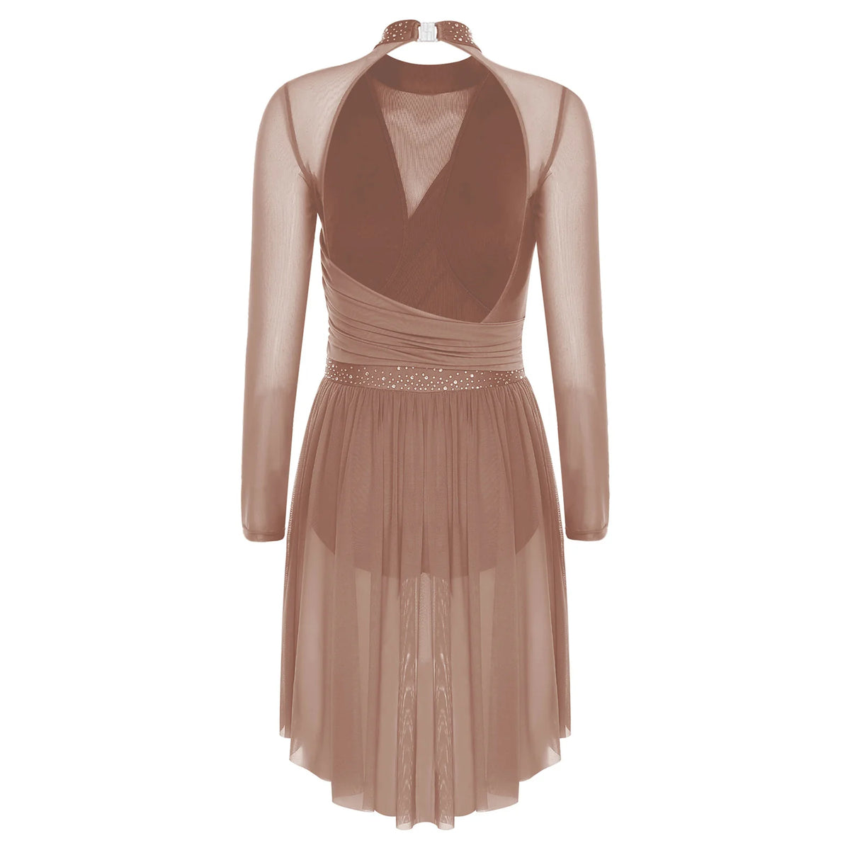 Lyrical Dance Dress | Rhinestone Open Back