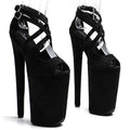 9-Inch Suede Platform Sandals