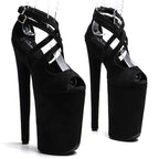 9-Inch Suede Platform Sandals