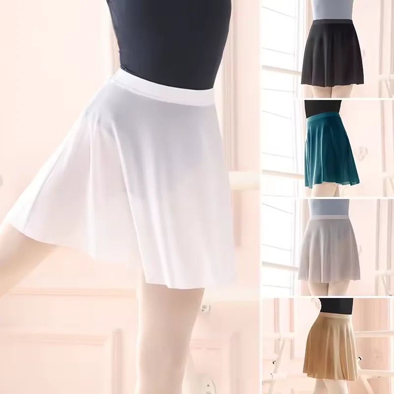 Soft Mesh Ballet Skirt | Elastic Waist | S–XXL