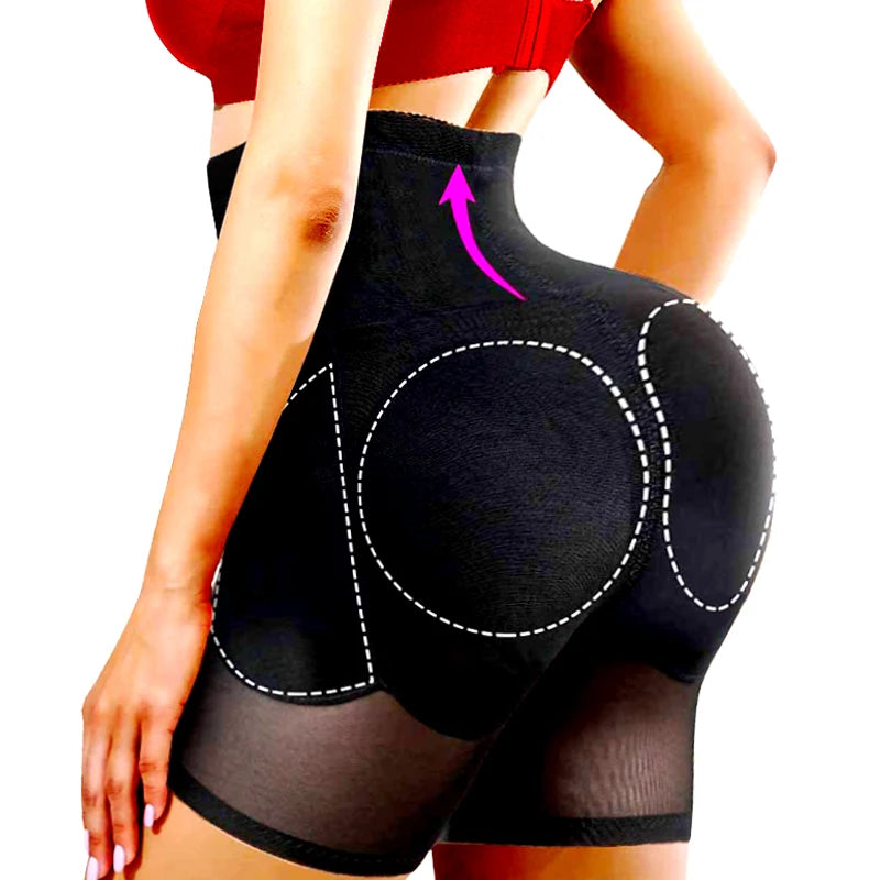 Butt & Hip Enhancer | High-Waist Padded Shorts
