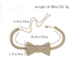Rhinestone Choker | Bow Tie