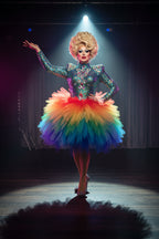 Rainbow Tulle Skirt | Pride & Drag