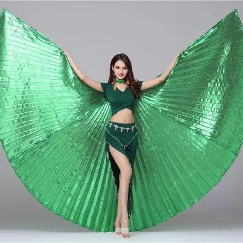Belly Dance Wings | Pleated | Adjustable Sticks