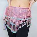 Sequin Fringe Hip Scarf | Belly Dance Belt