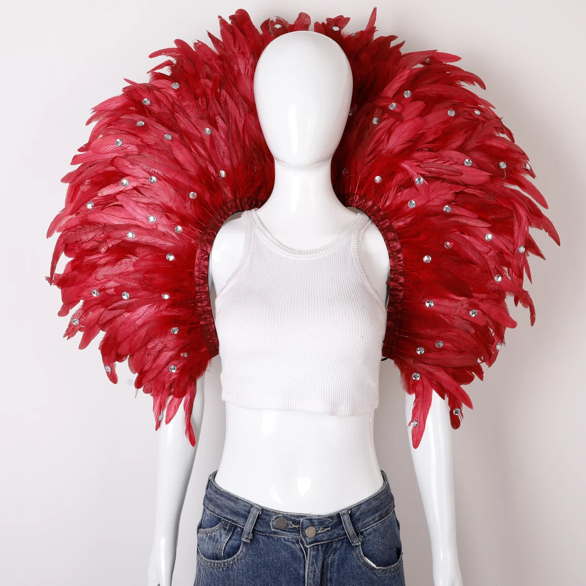 Oversized Feather Shoulder Wrap | Carnival & Stage | 29 Colours