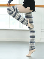 Leg Warmers | Striped Knit | Ballet