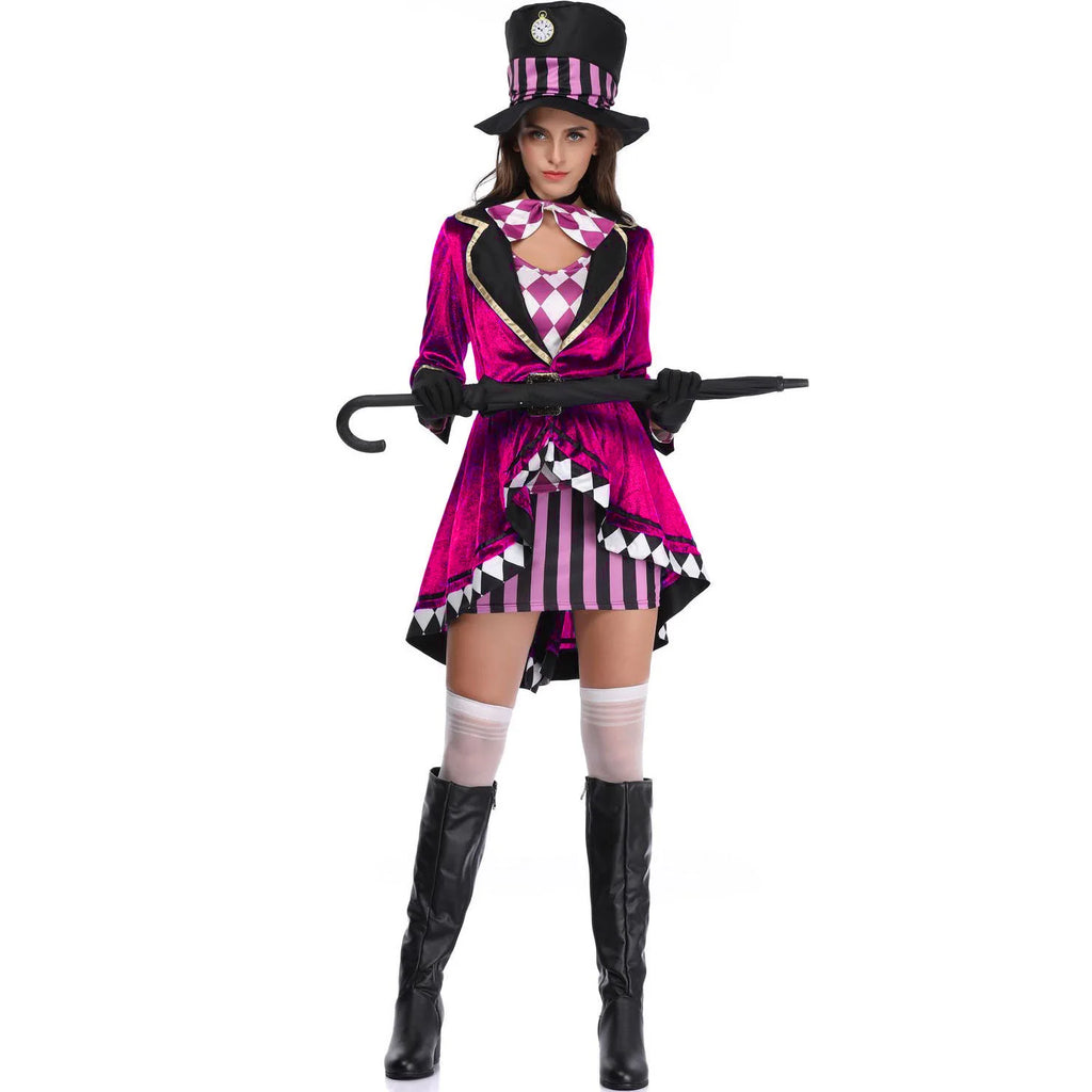 Mad Hatter Ringmaster Costume | 5-Piece Set | M–XXL