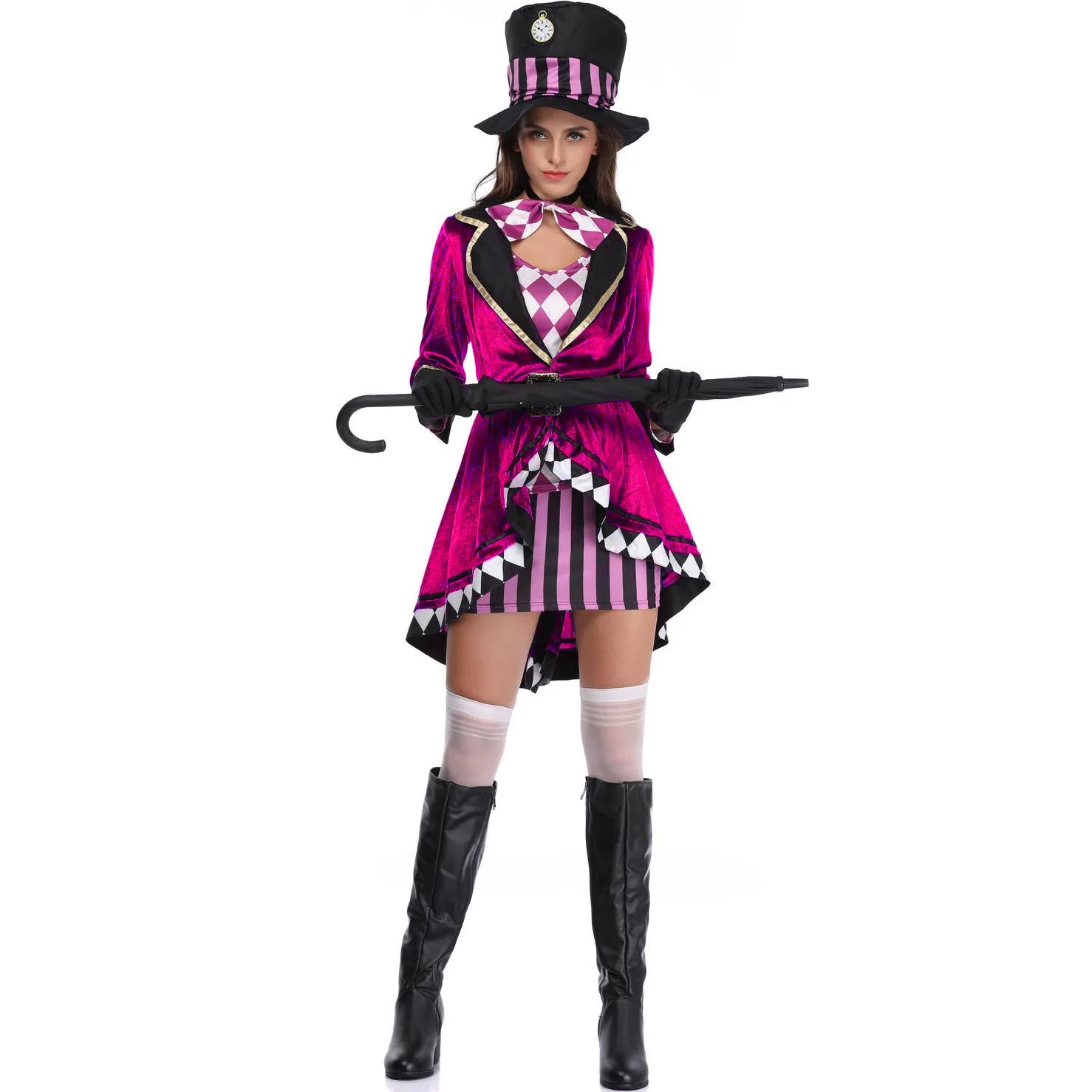 Mad Hatter Ringmaster Costume | 5-Piece Set | M–XXL