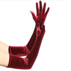 Opera Velvet Gloves | Elbow Length | 7 Colors | One Size