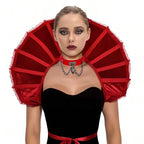Vampire Collar Cape | Bat-Wing | Red, Black & Red Black