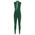 Women's Rhinestone Gymnastics Unitard | Mesh Patchwork & Asymmetric Shoulder | Performance Jumpsuit