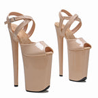 9-Inch Platform Sandals - Open-Toe Performance Heels