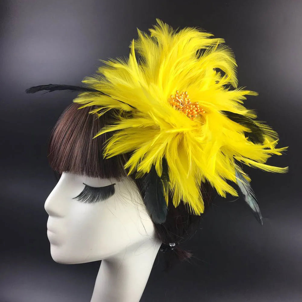 Feather Fascinator Headpiece | Flapper & Burlesque