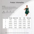 Women's Color-Block Flare Sleeve Dance Dress | Asymmetric Mesh Hem & Built-In Briefs