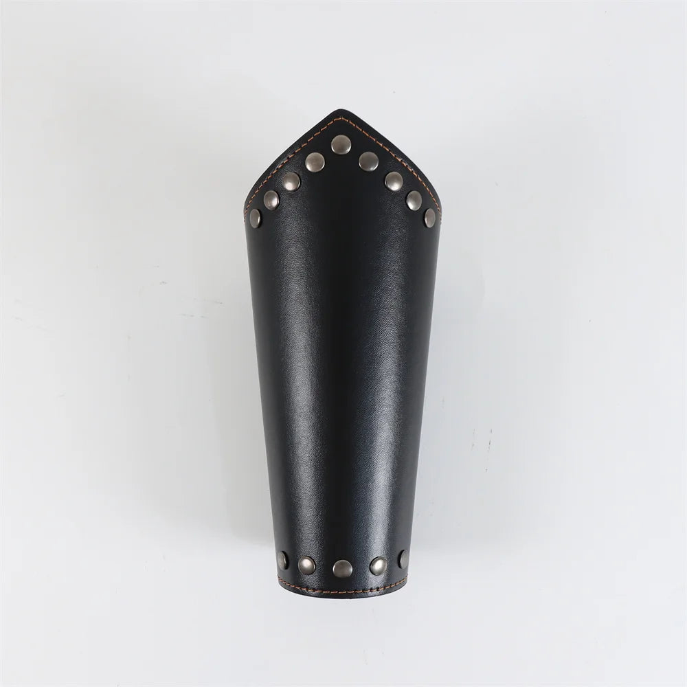 Buckled Faux-Leather Bracer | Single